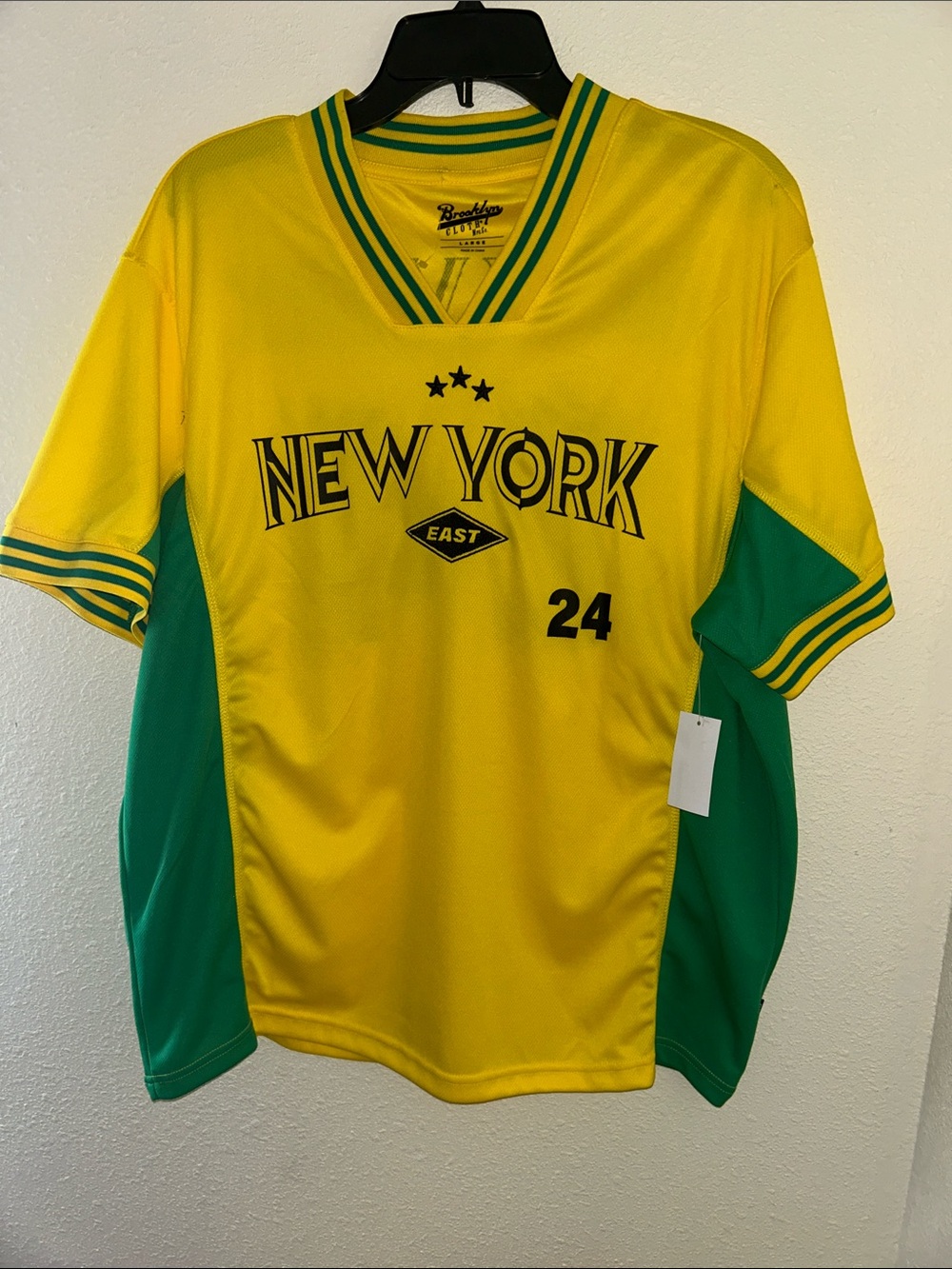 Brooklyn Cloth Yellow & Green New York East Jersey Shirt